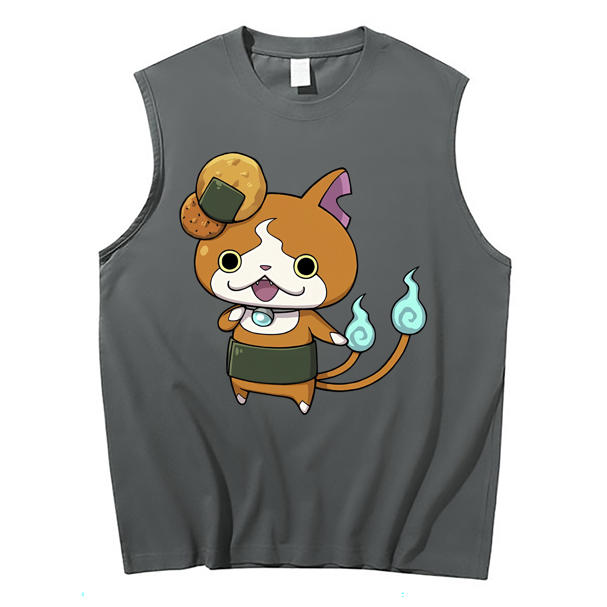 （画像用） 妖怪ウォッチ Yo-kai Watch コットン100％タンクトップ（フロントプリント）